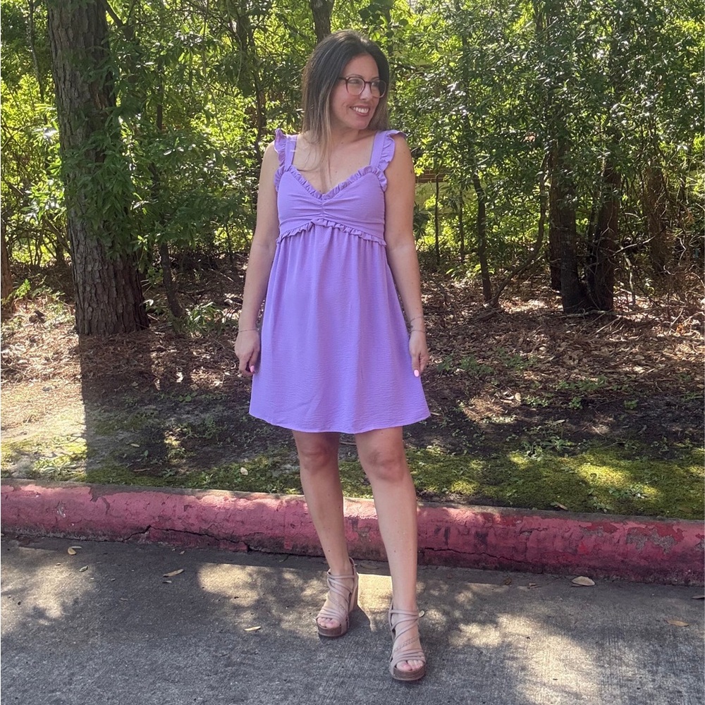 Purple Sleeveless Dress